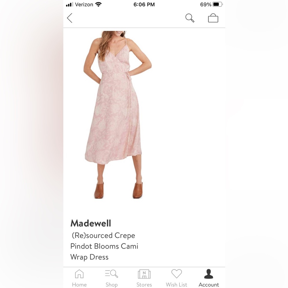 Madewell wrap dress
